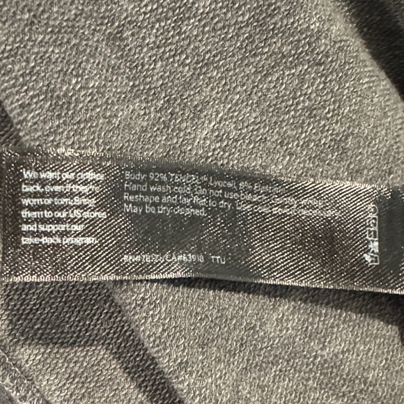 Eileen Fisher Woman Gray Knit Top/long duster with hood + pockets. Good cond. - Picture 3 of 8